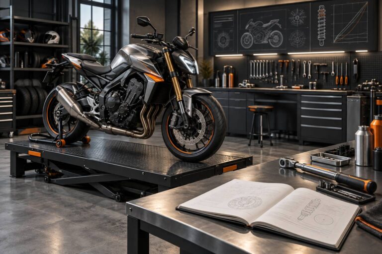 Carnet d&rsquo;entretien moto : ce que le constructeur y consigne