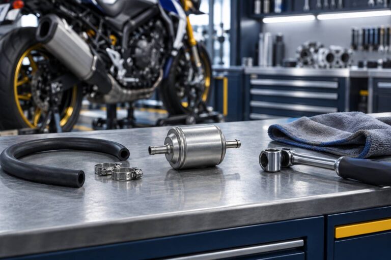 Filtre à essence moto : où il se trouve et quand il se change