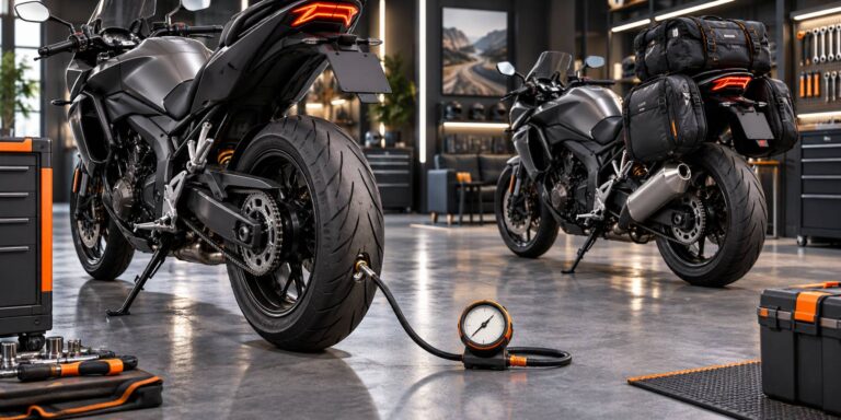 Pression des pneus moto : valeurs constructeur solo et en duo