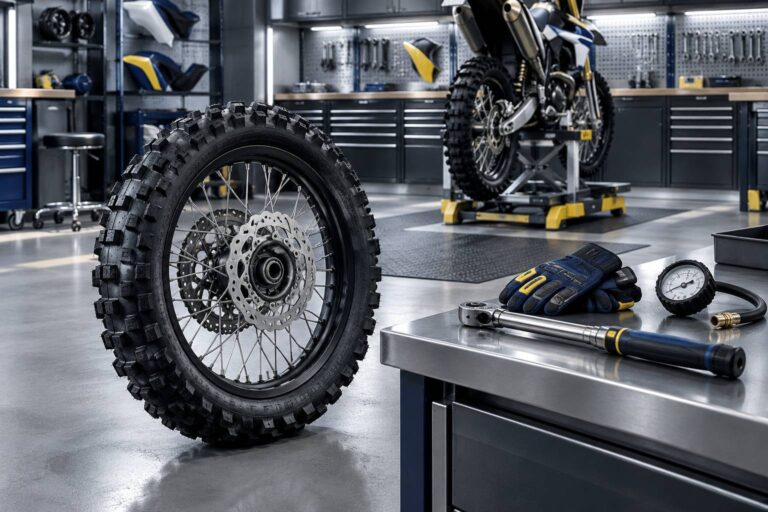 Marquage M+S sur pneu moto : ce qu&rsquo;il autorise en hiver